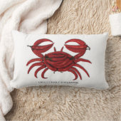 シンガポール「チリ蟹」ランバーサポート装飾用クッション ランバークッション (ブランケット)
