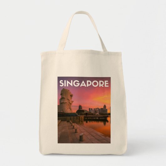 シンガポール トートバッグ (正面)