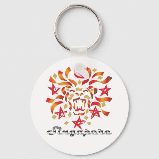 シンガポール・パトリオット（ライオンシティ） キーホルダー (正面)