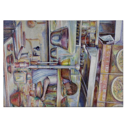 シンガポール·ピグテール·スープ カッティングボード (正面)