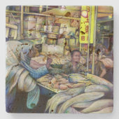 シンガポール,フライデー素晴らしズ·フレッシュ·フィッシュ ストーンコースター (正面)