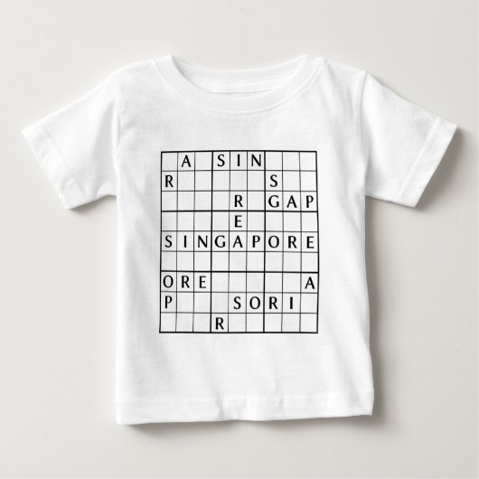 シンガポール ベビーTシャツ (正面)