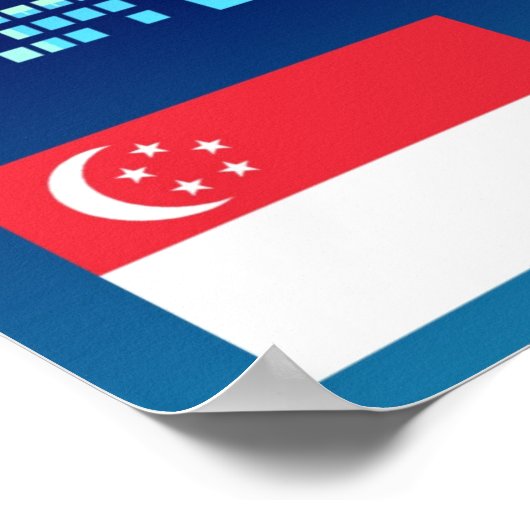 シンガポール ポスター (角)