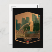 シンガポール ポストカード (正面/裏面)