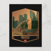 シンガポール ポストカード (正面)