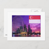 シンガポール ポストカード (正面/裏面)