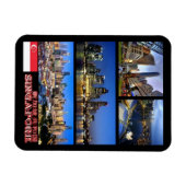 シンガポール – モザイク – マグネット (横)