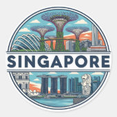 シンガポール ラウンドシール (正面)