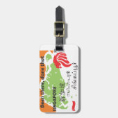シンガポール ラゲッジタグ (正面縦)