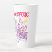 シンガポール ラテ マグ (正面)