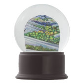 シンガポール·ラベンダー·通りのライターサイド スノーグローブ (裏面)