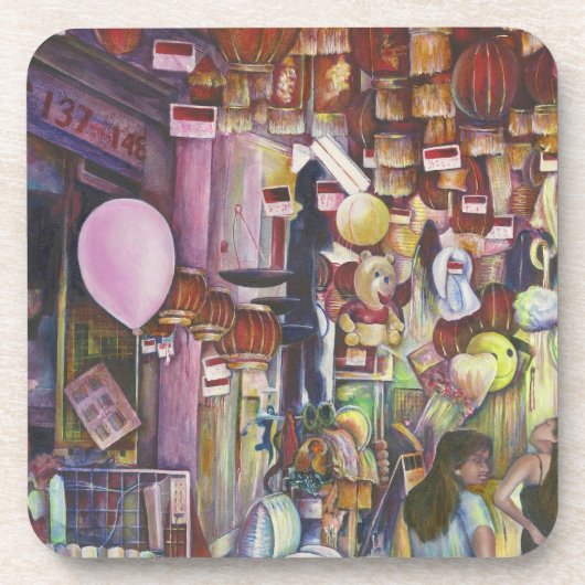 シンガポール,太陽と月のピンクのバルーン コースター (正面)