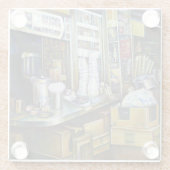 シンガポール、感情的に強い光の力 ガラスコースター (裏面)