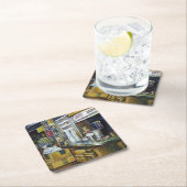 シンガポール、感情的に強い光の力 スクエアペーパーコースター (インサイチュ)