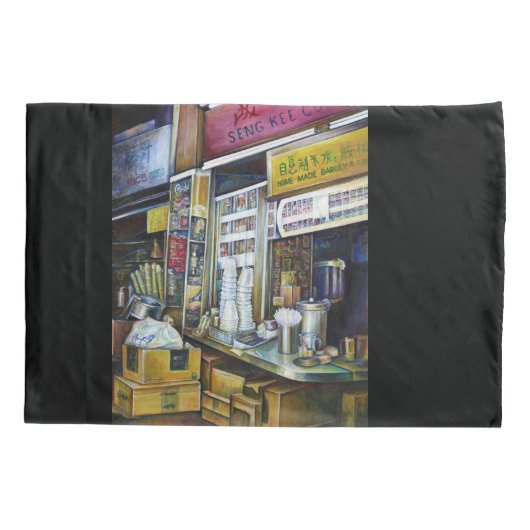 シンガポール、感情的に強い光の力 枕カバー (裏面)