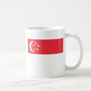 シンガポール-新加坡国旗-の旗Bendera Singapura コーヒーマグカップ