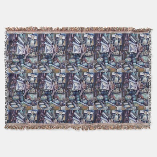 シンガポール,華麗な鉄火センターのスペシャル スローブランケット (正面)