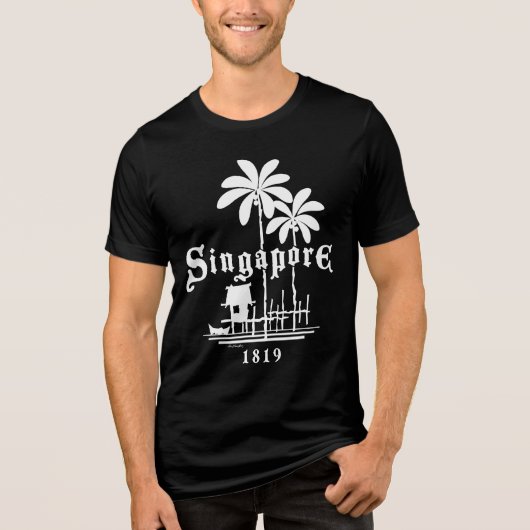 シンガポール/1819暗 トライブレンドTシャツ (正面)