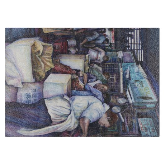 シンガポール， Fish Head Soop カッティングボード (正面)