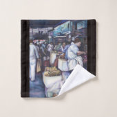 シンガポール， Fish Head Soop バスタオルセット (ウォッシュタオル)