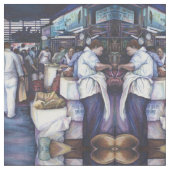 シンガポール， Fish Head Soop ファブリック (クローズアップ)