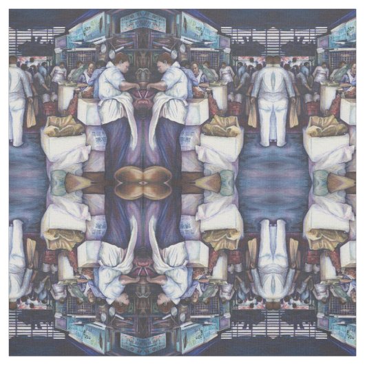 シンガポール， Fish Head Soop ファブリック (見本)