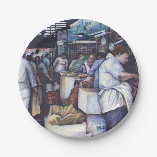 シンガポール, Fish Head Soop ペーパープレート (正面)