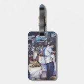 シンガポール， Fish Head Soop ラゲッジタグ (裏面縦)