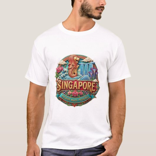 シンガポール Tシャツ (正面)