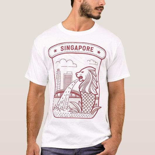 シンガポール Tシャツ (正面)