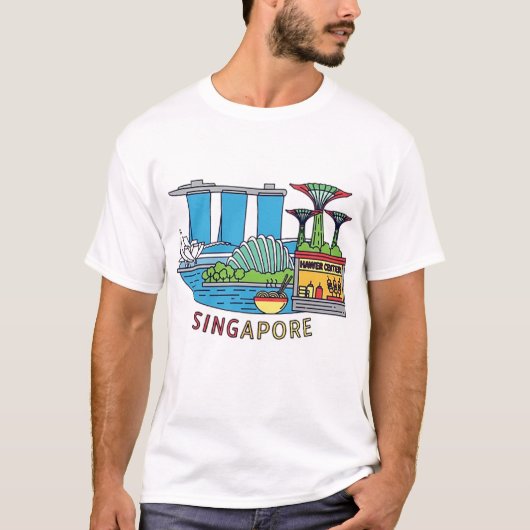 シンガポール Tシャツ (正面)
