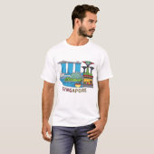 シンガポール Tシャツ (正面フル)