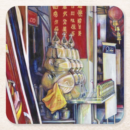 シンガポール， Templety確率的 スクエアペーパーコースター (正面)