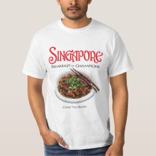 シンガポールChai Tau Kueh – ライトファブリック Tシャツ