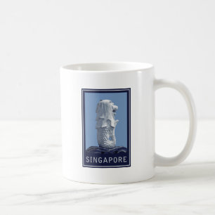 シンガポールMerlion コーヒーマグカップ