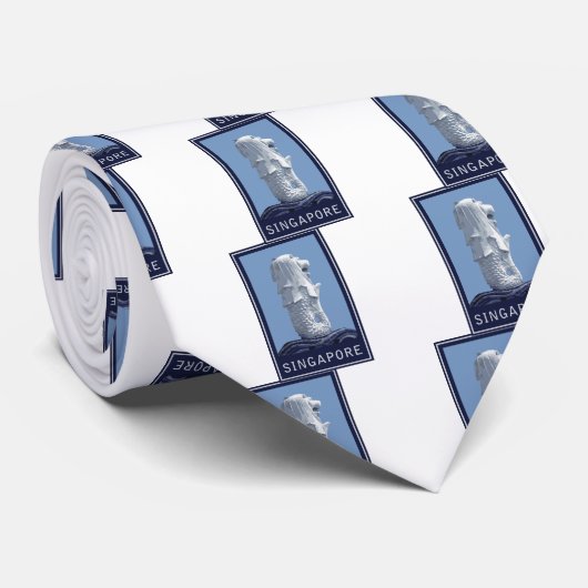 シンガポールMerlion ネクタイ (ロール)