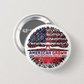 シンガポールUSアメリカ合衆国アメリカ合衆国統一された州 缶バッジ (正面&裏面)