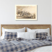 シンガポー中国のル,テンプル キャンバスプリント (インサイチュ (寝室))