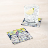 シンガポ疑問に思ール·ウェット·マーケッツ スクエアペーパーコースター (インサイチュ)