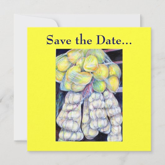 シンガポ疑問に思ール·ウェット·マーケッツ セーブザデート (正面)