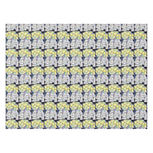 シンガポ疑問に思ール·ウェット·マーケッツ テーブルクロス (正面(横))