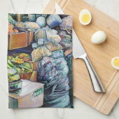 シンガポ魅力的ール·テ素晴らしッカ·センターの約束 キッチンタオル (四つ折り)