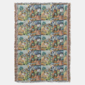 シンガポ魅力的ール·テ素晴らしッカ·センターの約束 スローブランケット (正面縦)