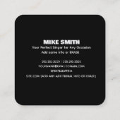 シンガーイベント スクエア名刺 (裏面)