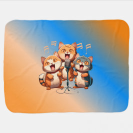 シンガーキャッツ ベビー ブランケット