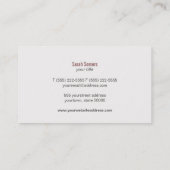 シンガーソングライターシークンズルック 名刺 (裏面)