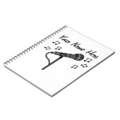 シンガーボーカリスト合唱曲先生カスタム ノートブック (左側)