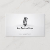 シンガーマイク音声先生コメディアン 名刺 (正面)