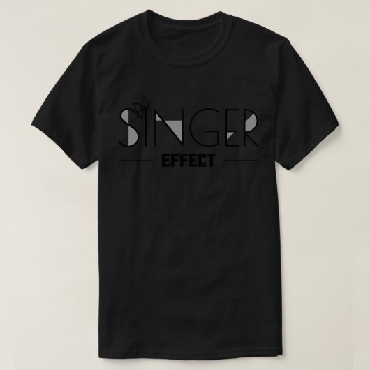 シンガー効果 Tシャツ (デザイン正面)
