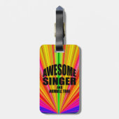 シンガー素晴らしラゲッジタグ ラゲッジタグ (裏面縦)